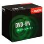 DVD-RW x10 - Boîte de 10 DVD-RW, 4.7Go, ré-enregistrables verbatim ou Imation DVD-RW x10